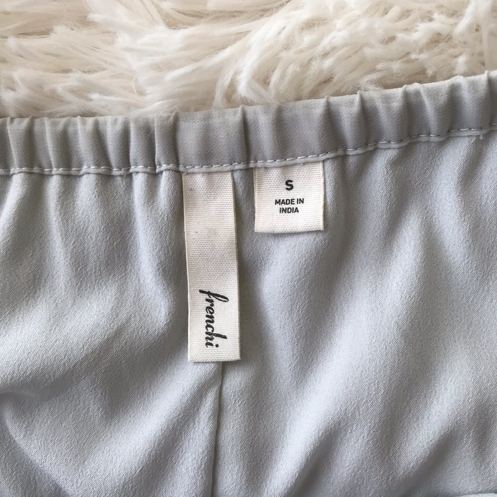 Frenchi pleated chiffon mini skirt grey tennis skirt flowy ballet core S… - Picture 5 of 8